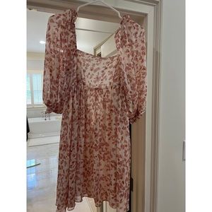 Storia boutique balloon sleeve dress